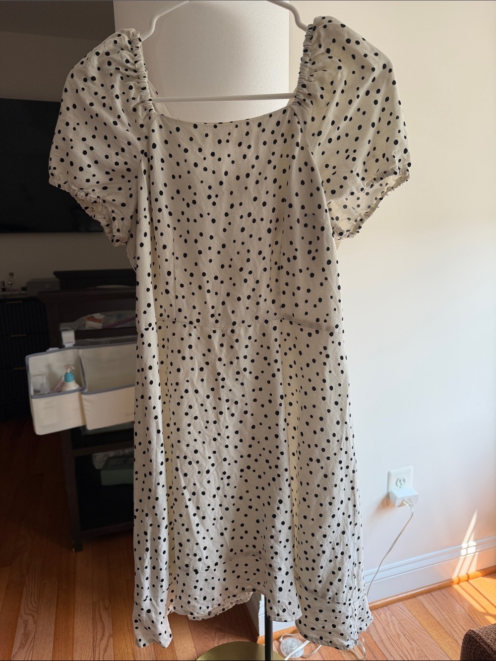LOFT 100% cotton Polka Dot Dress